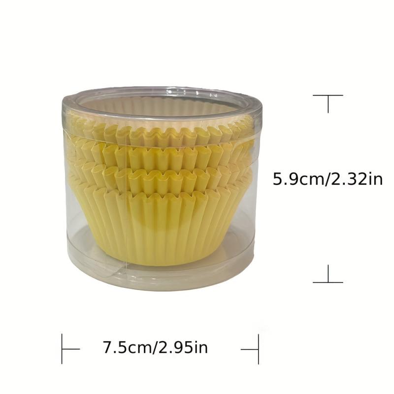 100pcs Disposable Cupcake Liners Cake Round Muffin Baking Molds