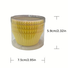100pcs Disposable Cupcake Liners Cake Round Muffin Baking Molds