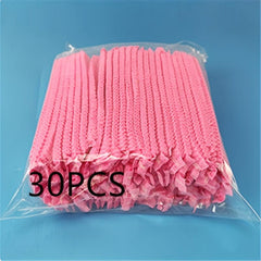 98pcs Disposable Pink Hair Net Elastic Dust Cap