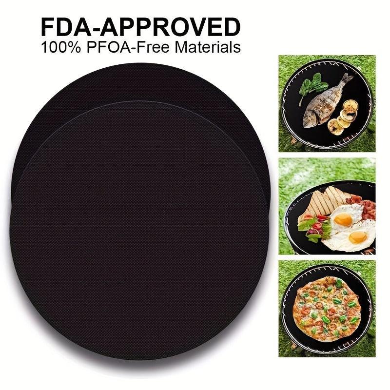 Fireproof Fire Pit Mats Round Heat Resistant Outdoor Grill Mat