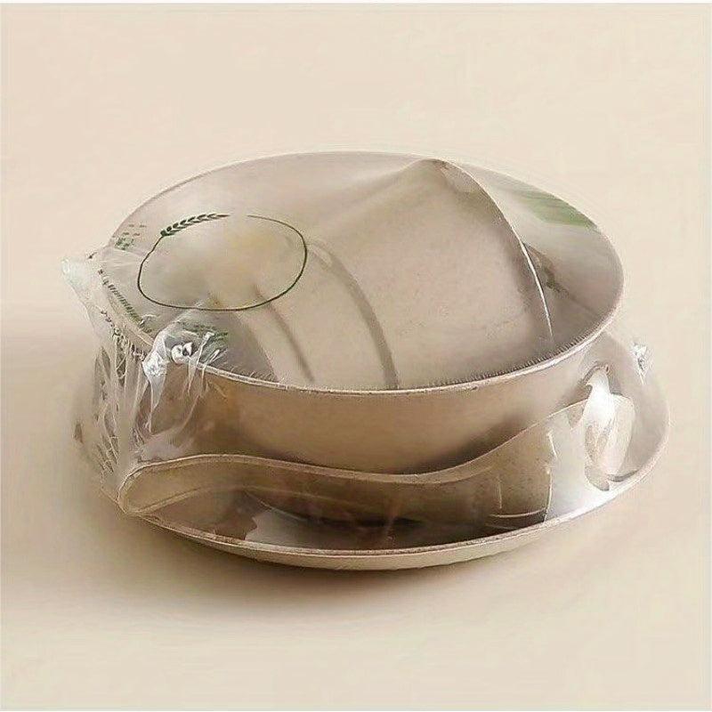 4pcs Disposable Rice Shell Tableware Individually Wrapped