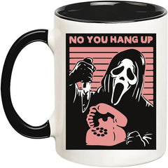 Ceramic Halloween Skeleton Mug - Cartoon Alien Drinking Cup