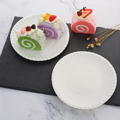 10pcs Disposable Cake Tray Meal Tray Set Fruit Tray