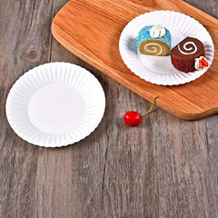 10pcs Disposable Cake Tray Meal Tray Set Fruit Tray