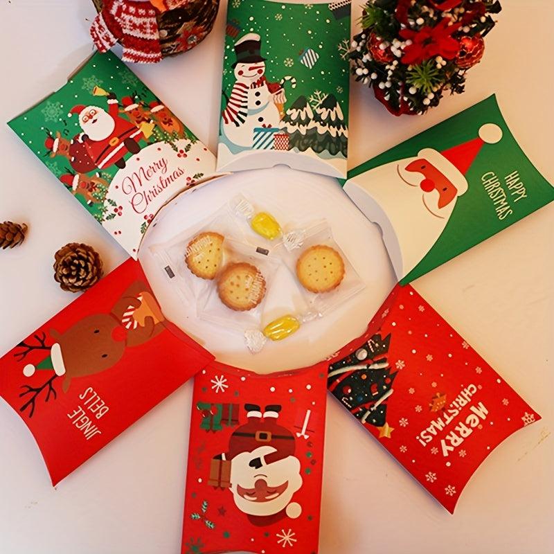10Pcs Halloween Paper Funny Pillow Bags