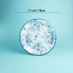10pcs Chinese Style Disposable Tableware Set for Beach Theme Birthday Party