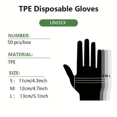 4 Boxes Food Disposable Gloves for Dishwashing & Beauty
