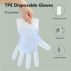 4 Boxes Food Disposable Gloves for Dishwashing & Beauty