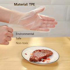 4 Boxes Food Disposable Gloves for Dishwashing & Beauty