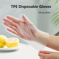 4 Boxes Food Disposable Gloves for Dishwashing & Beauty