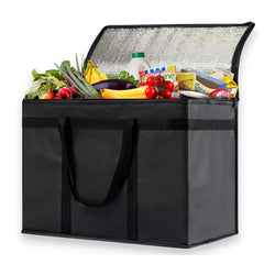 Insulated Grocery Bags Large Capacity Soft Cooler Hot & Cold Takeout Bag
