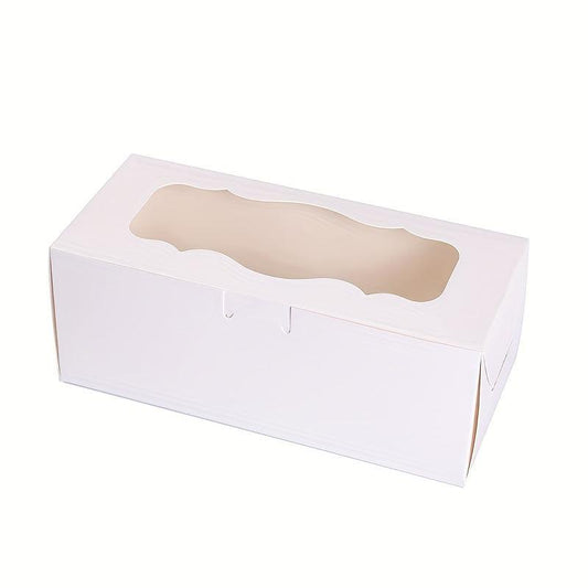 1pc Bakery Boxes With Window Good For Treat Boxes Cookie Boxes Pastry Boxes