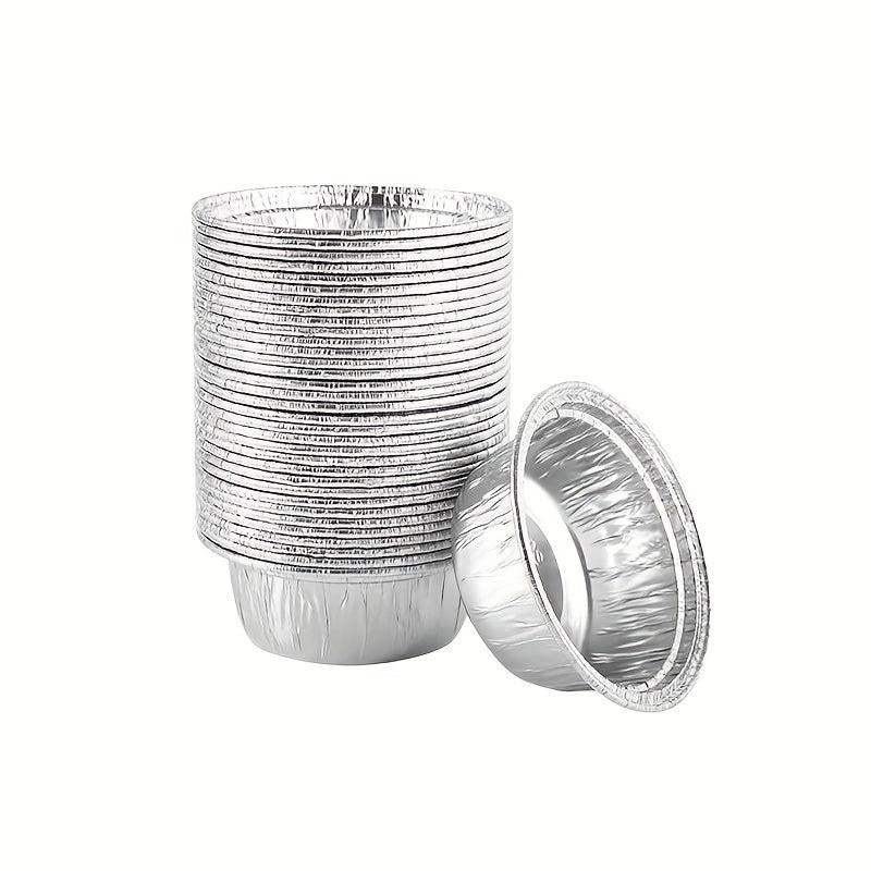 20pcs Baking Cups With Lids Disposable Aluminum Foil Mini Muffin Liners