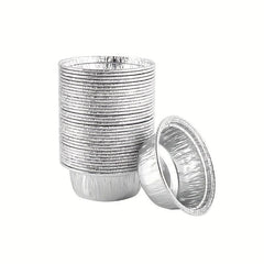 20pcs Baking Cups With Lids Disposable Aluminum Foil Mini Muffin Liners