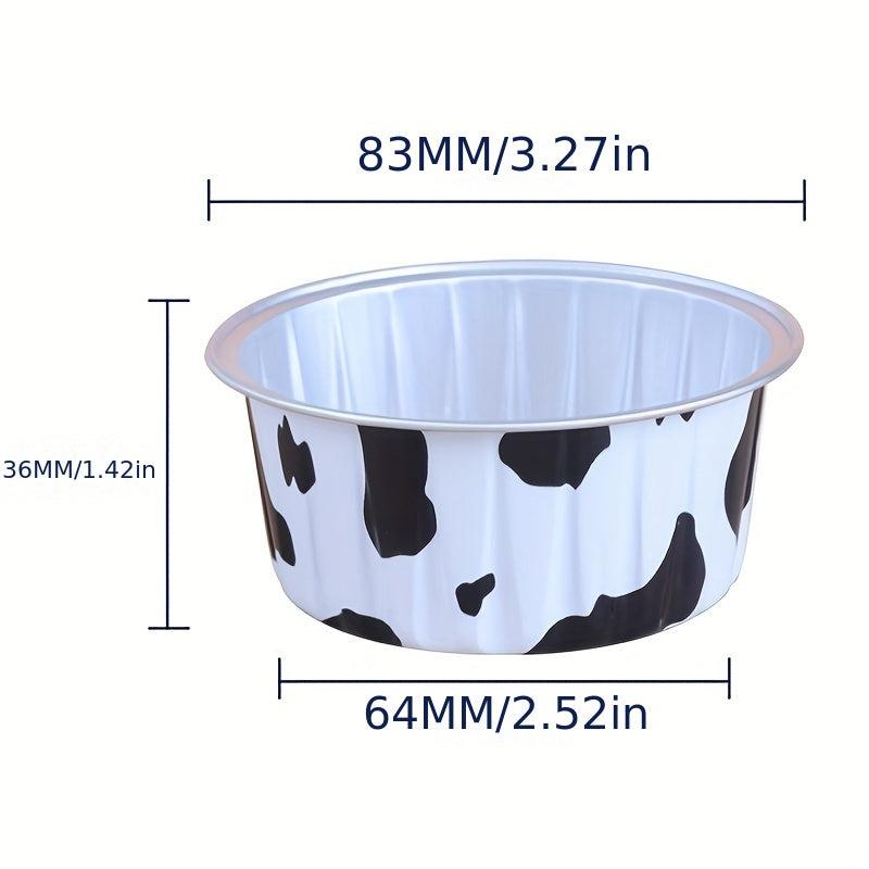 20pcs Baking Cups With Lids Disposable Aluminum Foil Mini Muffin Liners