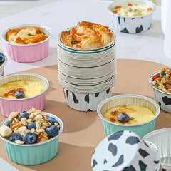 20pcs Baking Cups With Lids Disposable Aluminum Foil Mini Muffin Liners