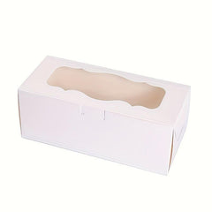 Christmas Bakery Treat Boxes With Window Bakery Gift Box