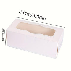 Christmas Bakery Treat Boxes With Window Bakery Gift Box