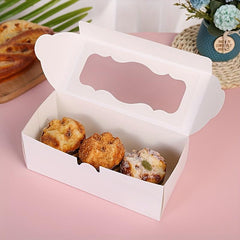 Christmas Bakery Treat Boxes With Window Bakery Gift Box