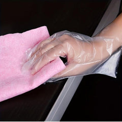 Disposable Polyethylene Plastic Gloves 60pcs One Size Fits All