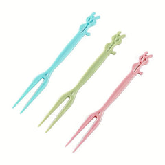 50 Pcs Disposable Mini Fruit Forks for Parties & Desserts