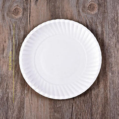 Disposable Paper Plates Party Round Birthday Cake BBQ Plates