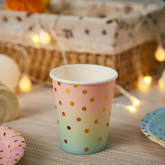 Pink Disposable Party Dinnerware Set, Perfect for Various Occasions