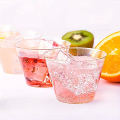 10pc Glitter Disposable Cups - Cocktail Wine Cup for Parties