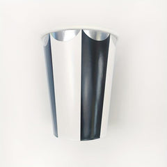 8 Pcs Striped Disposable Paper Cups Party Cups Decoration Cups