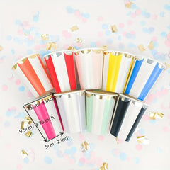 8 Pcs Striped Disposable Paper Cups Party Cups Decoration Cups