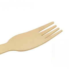 3PCS Disposable Wooden Tableware And Fork Set Biodegradable