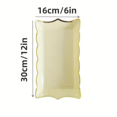 4pcs Disposable Paper Plate for Party Picnic Camping