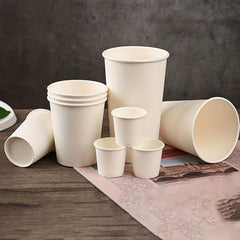 10pcs Thickened Paper Cup for Tea Juice Coffee