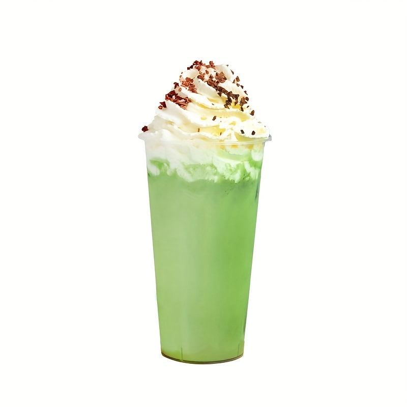 7Pcs 500ML Frosted Plastic Cups 16.9OZ For Chilled Beverages Party Use