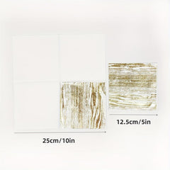 Bronzing Wood Grain Disposable Dinnerware Set - Party Decoration