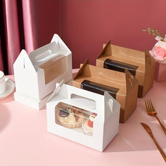 Transparent Muffin Box With Window Cupcake Packaging Box