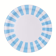 8pcs Cartoon Pattern Paper Plates Disposable Tableware Supplies
