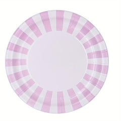 8pcs Cartoon Pattern Paper Plates Disposable Tableware Supplies