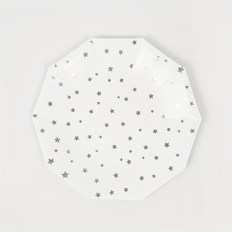 40pcs Stars Disposable Dinnerware Set for Wedding Anniversary Birthday