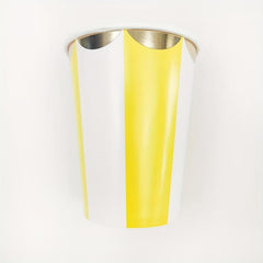 8 Pcs Colorful Disposable Paper Coffee Cups for Cold Drinks