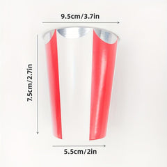 8 Pcs Colorful Disposable Paper Coffee Cups for Cold Drinks