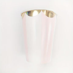 8 Pcs Colorful Disposable Paper Coffee Cups for Cold Drinks