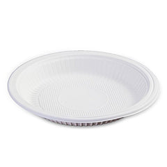 52pcs Disposable Cornstarch Dinner Plates for BBQ Party Travel Events
