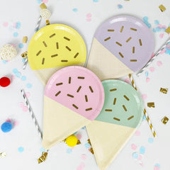 16pcs Disposable Dinnerware Set for Wedding Anniversary Birthday Party