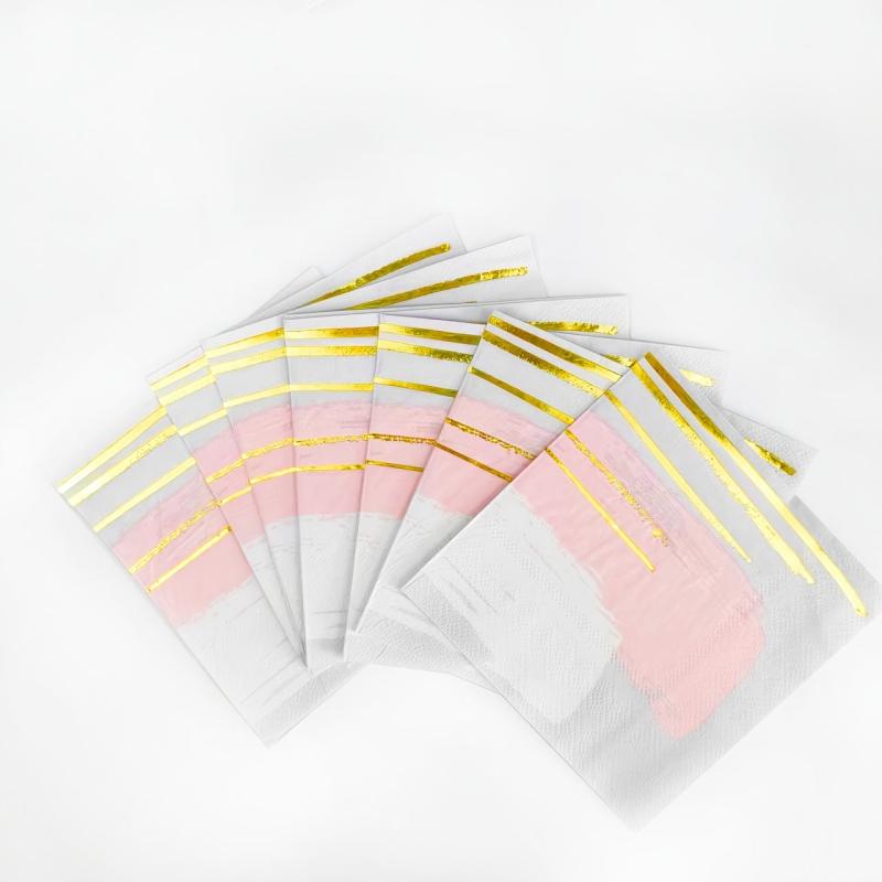 40pcs Watercolored Disposable Dinnerware Set for Wedding Anniversary Birthday