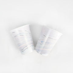 40pcs Watercolored Disposable Dinnerware Set for Wedding Anniversary Birthday