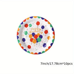 Birthday Party Supplies - Cartoon Balloon Pattern Party Decorations