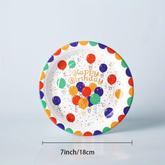 Birthday Party Supplies - Cartoon Balloon Pattern Party Decorations