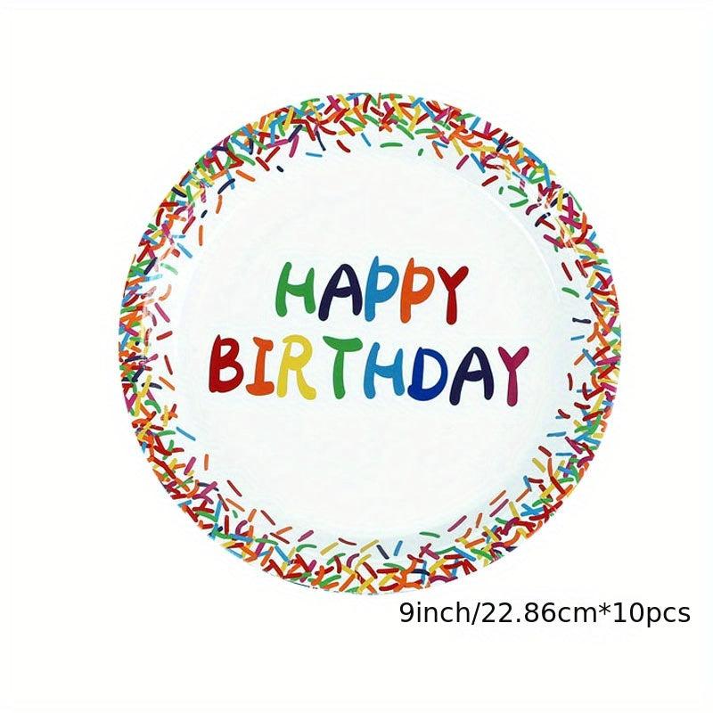 Birthday Party Supplies - Cartoon Balloon Pattern Party Decorations