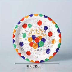 Birthday Party Supplies - Cartoon Balloon Pattern Party Decorations